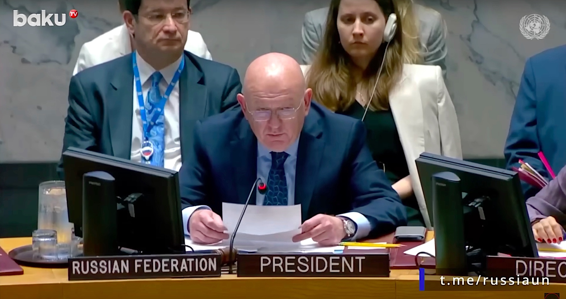 VIDEO: Mierové rokovania odmietali Ukrajinci na pokyn ich západných pánov, vyhlásil ruský ambasádor v OSN na zasadnutí Bezpečnostnej rady