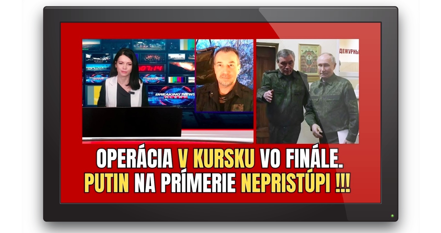 VIDEO: Bývalý člen slovenskej tajnej služby Peter Sabela o zrútení ukrajinského frontu v Kurskej obasti, o tajnej operácii ruskej armády presúvajúcej sa k nepriateľovi cez odstavený plynovod, o oslobodení mesta Sudža, ale aj o snahe USA o prímerie na Ukrajine, na ktoré však Rusko podľa neho nepristúpi