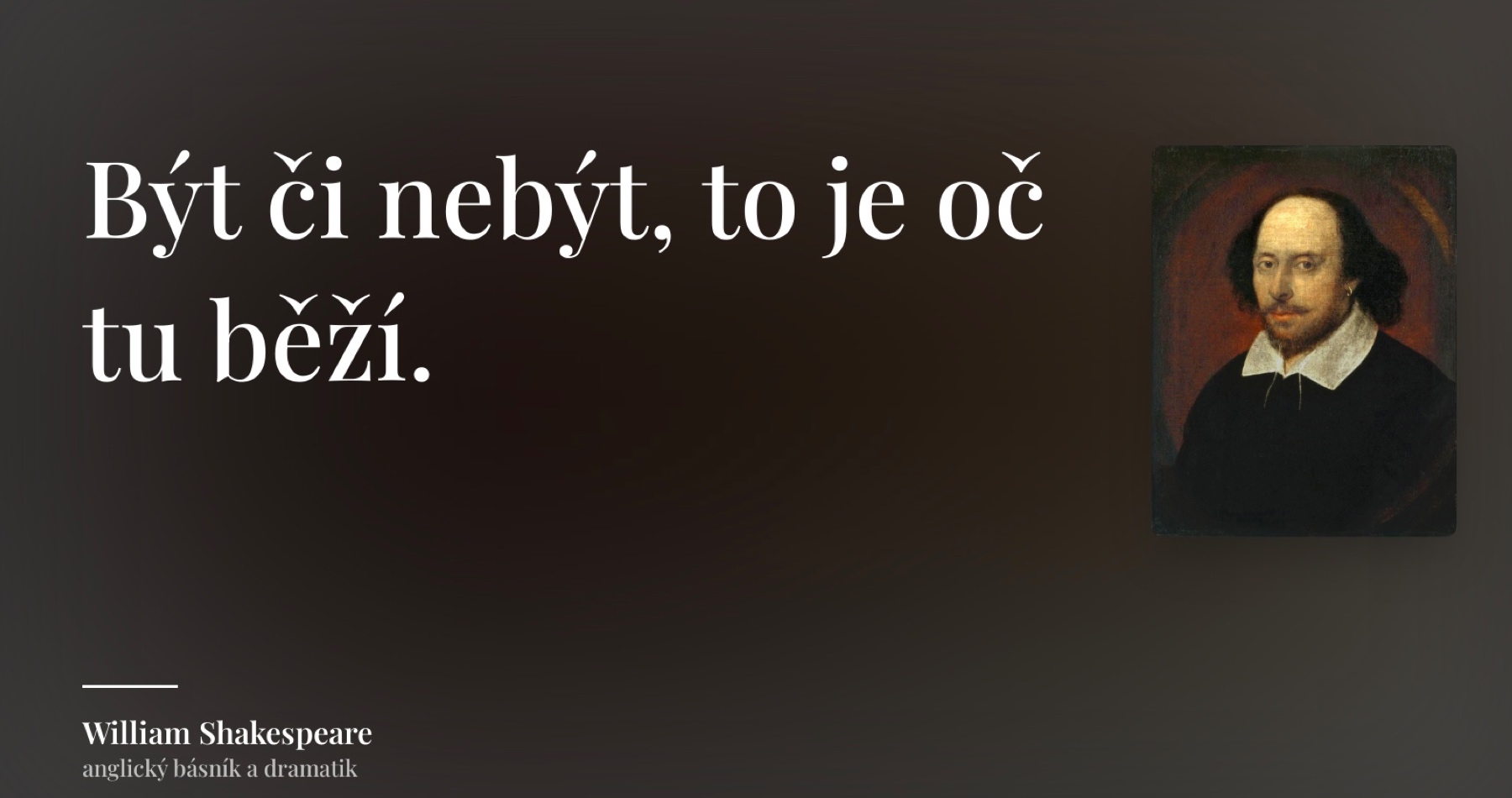 Dílo slavného dramatika a básníka Williama Shakespeara podle progresivistů příliš reprezentuje „bílou nadřazenost“ a on sám byl prý rasista