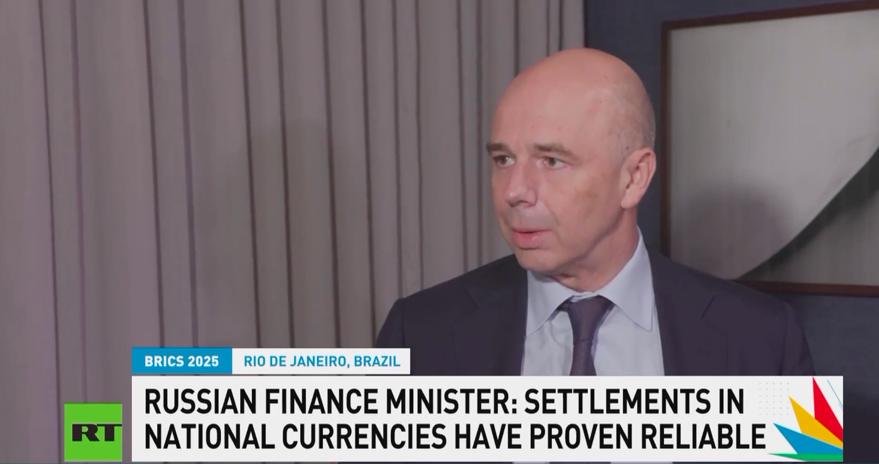 VIDEO: „Obchodovanie štátov skupiny BRICS v národných menách ich zbavilo od tlaku Západu a zaistilo finančnú nezávislosť tohto hospodárskeho bloku,“ vyhlásil ruský minister financií Anton Siluanov